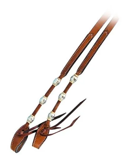 Split Reins with Silver Fittings