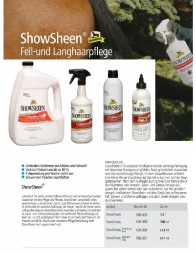 Show Sheen