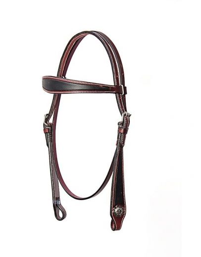 Headstall with Antique Style Conchas