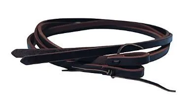 Heavy Oil Harness Split Reins 5/8