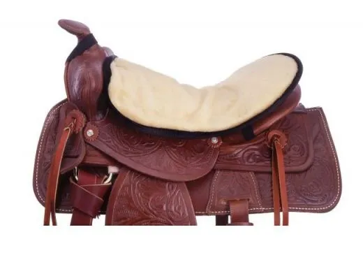 Western Seat Fleece Cover gepolstert