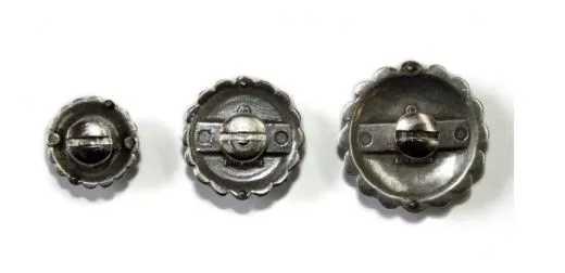 Concho with Chicago Screw FEATHER / Turquise