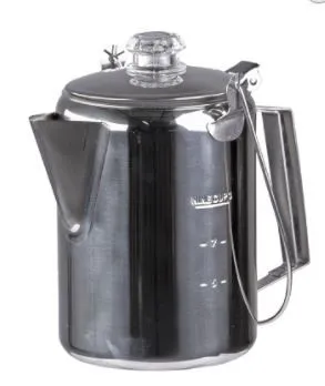 KAFFEEKANNE S/STEEL M.PERCOLATOR(9 TASSEN)