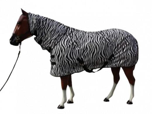 Fliegendecke Zebra mit Halsteil