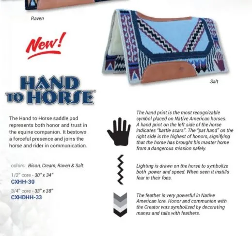 Hand to Horse Good Medicine Kurzpad Bison