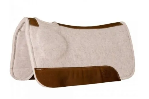 Mustang Poron XRD Tan Wool Correct Fit Pad