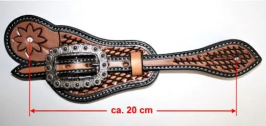 Sporenriemen Flower mit Basket