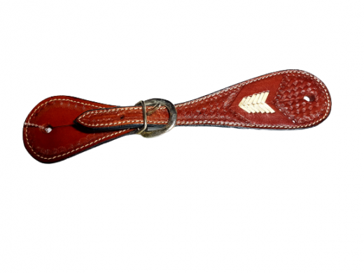 Spurstraps - hand tooled #250021