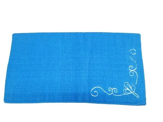Showblanket Blau mit Ornament