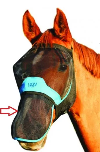 UV-Nasenschutz fr Fliegenmasken
