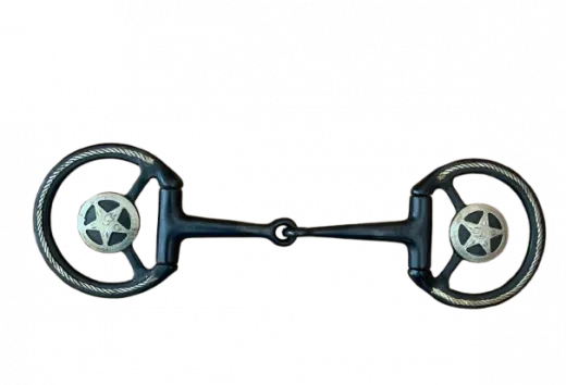 Show Snaffle Bit mit Conchas Black