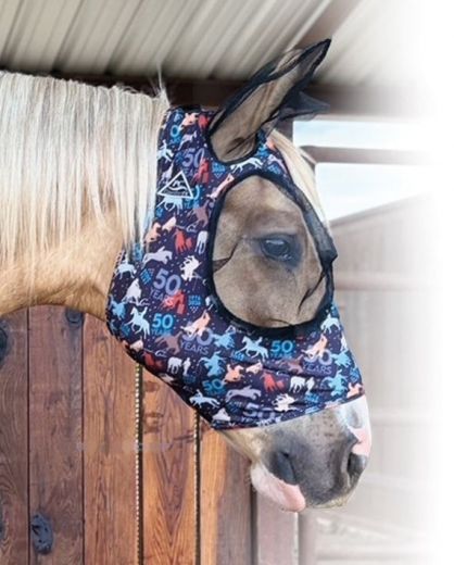 Fliegenmaske f�r Pferde. Top Passform