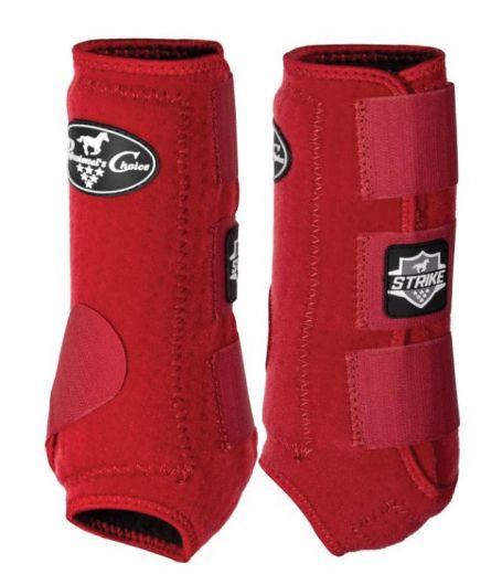 STRIKE FRONT BOOTS , CRIMSON