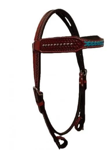 Western Kopfst�ck mit t�rkisem Stirnband