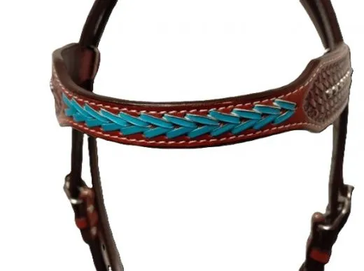 Western Kopfst�ck mit t�rkisem Stirnband