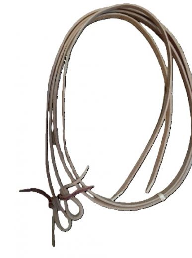 Western Z�gel ge�lt aus Leder als klassische Split Reins mit 8 ft L�nge