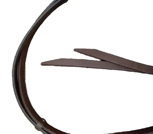 Western Z�gel ge�lt aus Leder als klassische Split Reins mit 8 ft L�nge