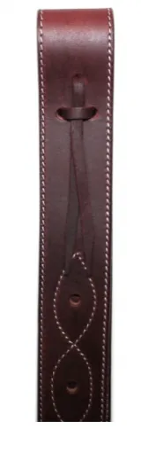 Off Billet aus Latigo-Leder mit vern�hter Stitched-Ausf�hrung zur Befestigung des Sattelgurtes am Westernsattel. Klassisches Western-Sattelzubeh�r.