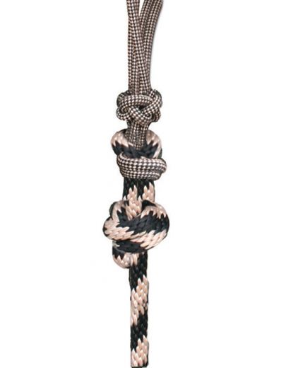 Professionals Choice rope-halter - Black/Tan
