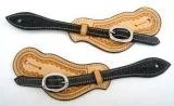 Sporenriemen Two Tone Tooled Sporenriemen Two Tone Tooled