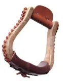 Bell Buttom Stirrups - Rawhide Dark