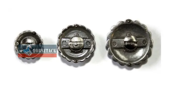 Concho with Chicago Screw FEATHER / Turquise