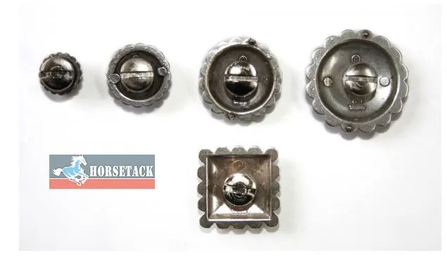 Concho with Chicago Screw - TURQUISE - Inka