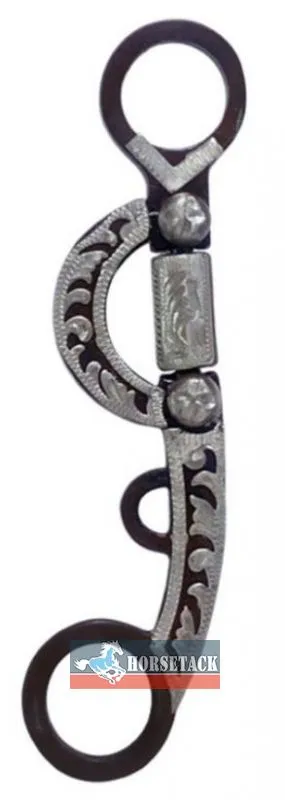 Black Steel Showbit mit Halfmoon Shanks