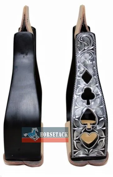 Steigbgel Alu Black Poker