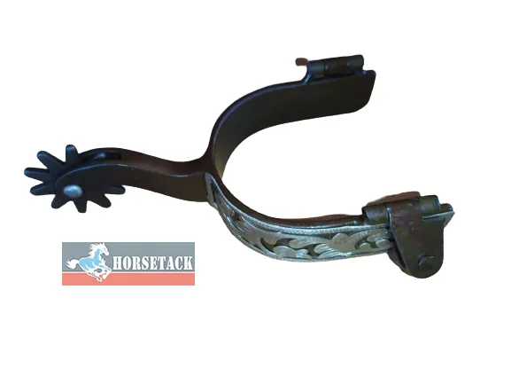 Brown Showsporen mit Verzierung silver trim