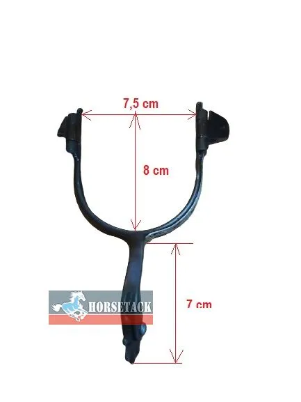 Brown Showsporen mit Verzierung silver trim