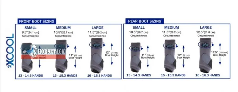 2xCool Boots Vorderbeine Bleach Dye