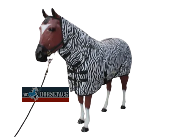 Fliegendecke Zebra mit Halsteil