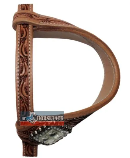 Zweiohr Showkopfstck Raute mit Flower Punzierung