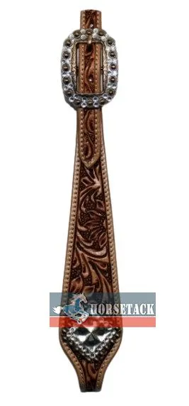 Zweiohr Showkopfstck Raute mit Flower Punzierung