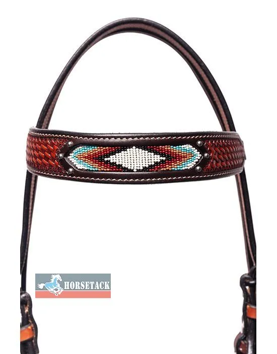 BASKET TOOLED FANCY HEADSTALL