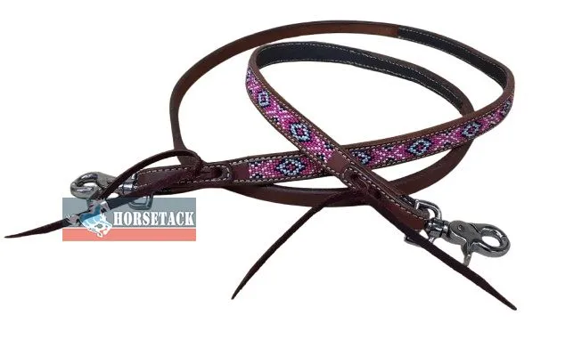 Kopfstck mit einer Ohrschlaufe aus Rohhaut gefertigt