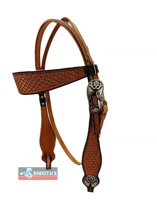 Kopfstck breitem Stirnband, Basket Punziert