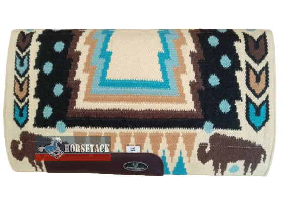 Western Show Pad mit dem Design Buffalo in den Farben Sand und Braun