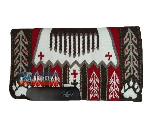 Western Show Pad BEAR Sand/ Red