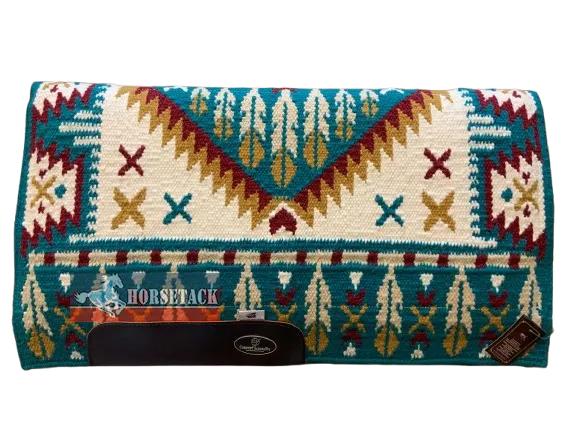 Westernpad mit Federn im Design