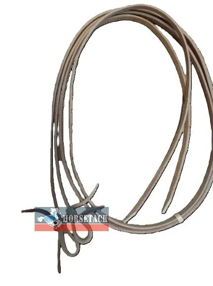 Western Z�gel Natur aus Leder als klassische Split Reins mit 8 ft L�nge