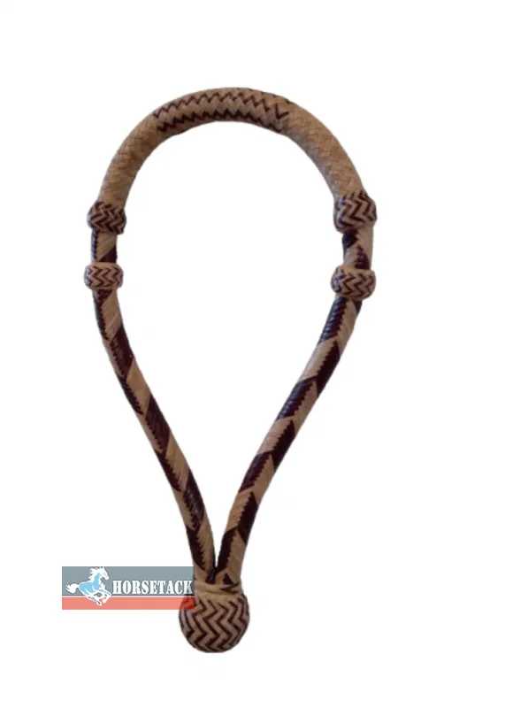 Traditionelles zweifarbiges Bosal aus hochwertiger Rohhaut f�r die gebisslose Westernreitweise. Ideal f�r California Style und die Ausbildung junger Pferde