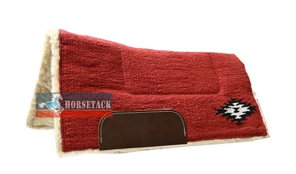 Rotes, anatomisch geformtes PONY PAD f�r Ponys und Westerns�ttel. Preiswertes Westernpad f�r die Pony-Reitausr�stung, sofort lieferbar bei Horsetack.