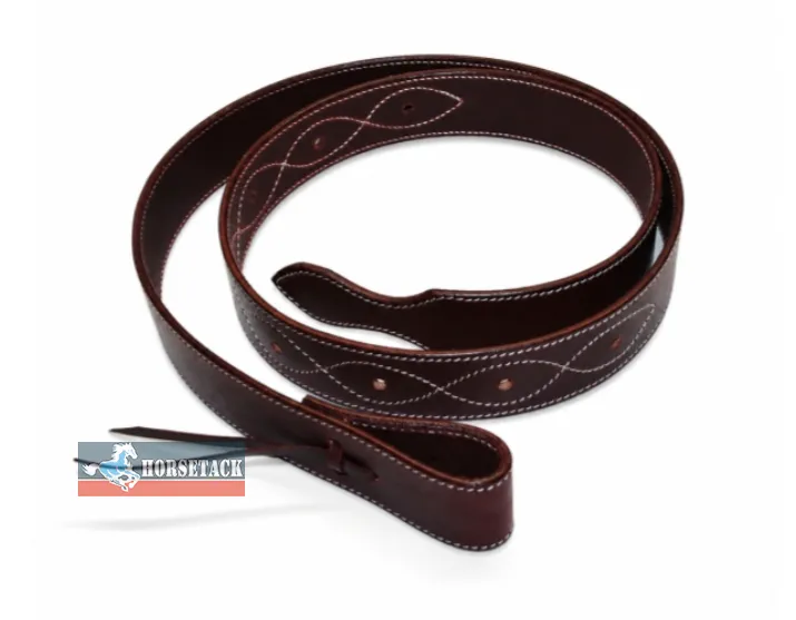 Latigo Tie Strap Stitched aus robustem Latigo-Leder als Sattelzubeh�r f�r Westerns�ttel und die Befestigung des Sattelgurtes.