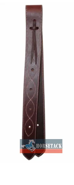 Off Billet aus Latigo-Leder mit vern�hter Stitched-Ausf�hrung zur Befestigung des Sattelgurtes am Westernsattel. Klassisches Western-Sattelzubeh�r.