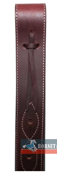 Off Billet aus Latigo-Leder mit vern�hter Stitched-Ausf�hrung zur Befestigung des Sattelgurtes am Westernsattel. Klassisches Western-Sattelzubeh�r.