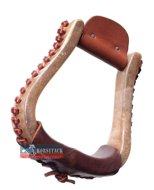 Bell Buttom Stirrups - Rawhide #4297