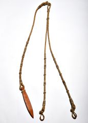 Natural Rawhide Romal, w. Deco #R-0041-D