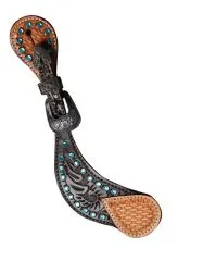 Fancy Spurstrap, Green Stones #SPS-D-162